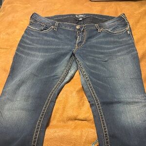 Silver Jeans Women's Dark Blue Boot Cut